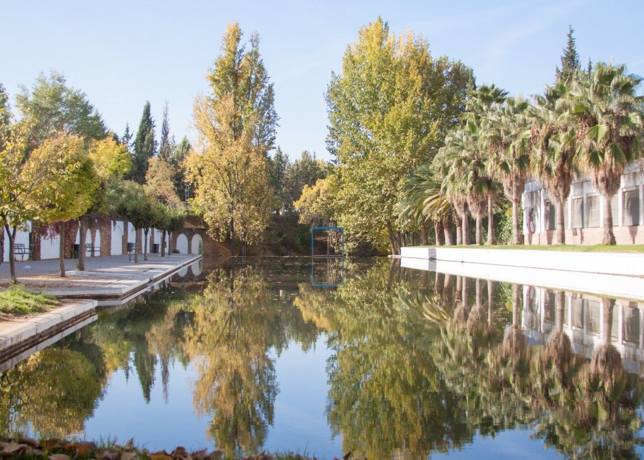 Mogón natural pool, artificial beach