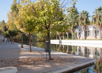 Mogón natural pool, artificial beach