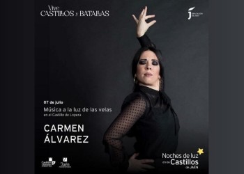 Música a la luz de las velas. Carmen Álvarez en el Castillo de Lopera. Castillos y Fortalezas Provincia de Jaén